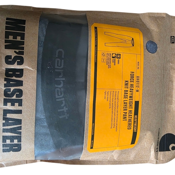 Carhartt Base Layer Pant UH0112-M Men's Force Heavyweight Heathered Knit NWT 4XL - Picture 2 of 7